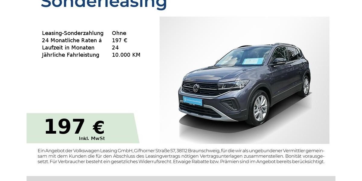 VW T-Cross 23.050 km 19.880 &euro; Erlangen 91058