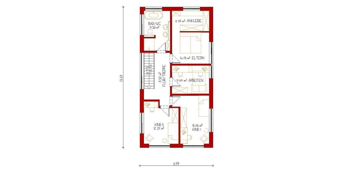 Einfamilienhaus Effeltrich - 6 Zimmer, 145 m&sup2;, 854.000&euro; | Angebot:25780182