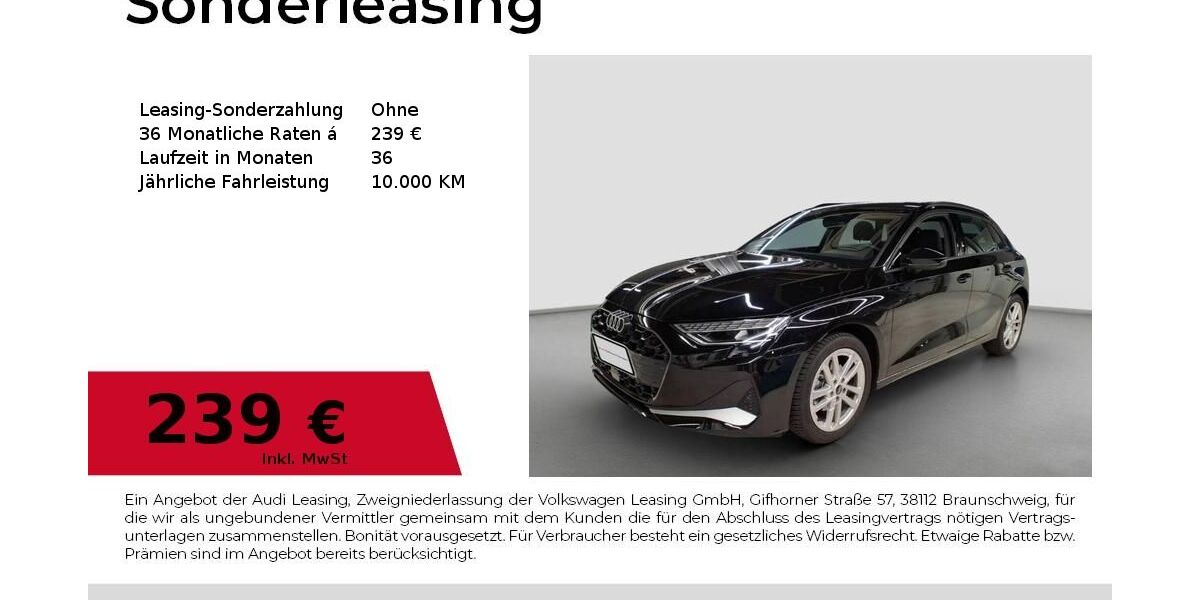 Audi A3 5.626 km 27.880 &euro; Nürnberg 90411
