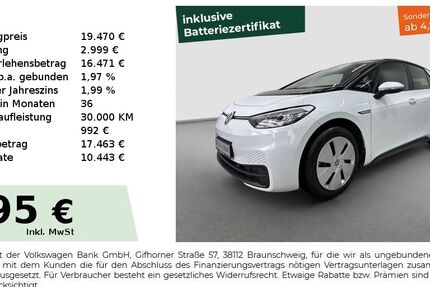 VW ID.3 29.190 km 19.470 &euro; Cadolzburg 90556