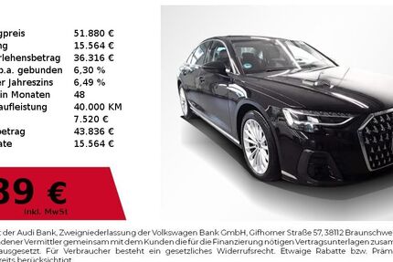 Audi A8 55.300 km 51.880 &euro; Nürnberg 90411