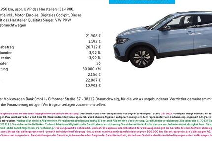 VW T-Cross 3.950 km 21.607 &euro; Fürth 90762