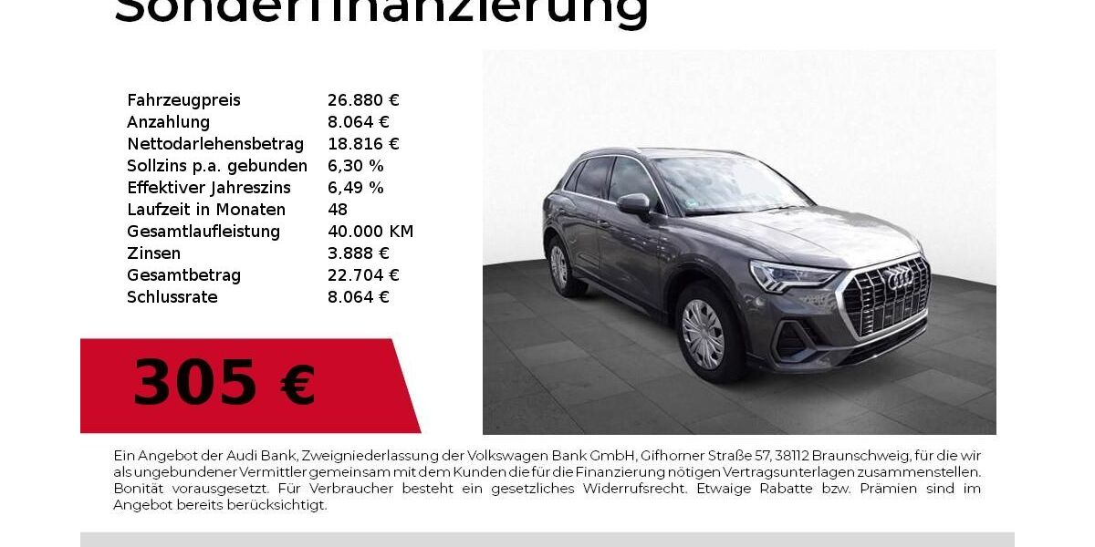 Audi Q3 60.850 km 26.880 &euro; Nürnberg 90411