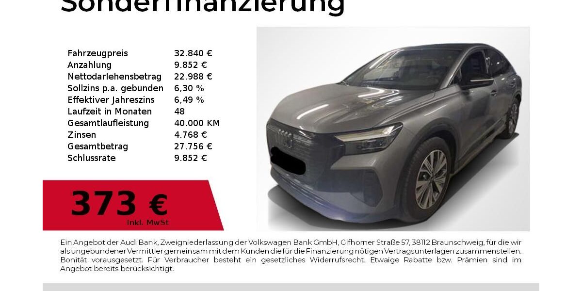 Audi Q4 e-tron 22.800 km 32.840 &euro; Nürnberg 90411