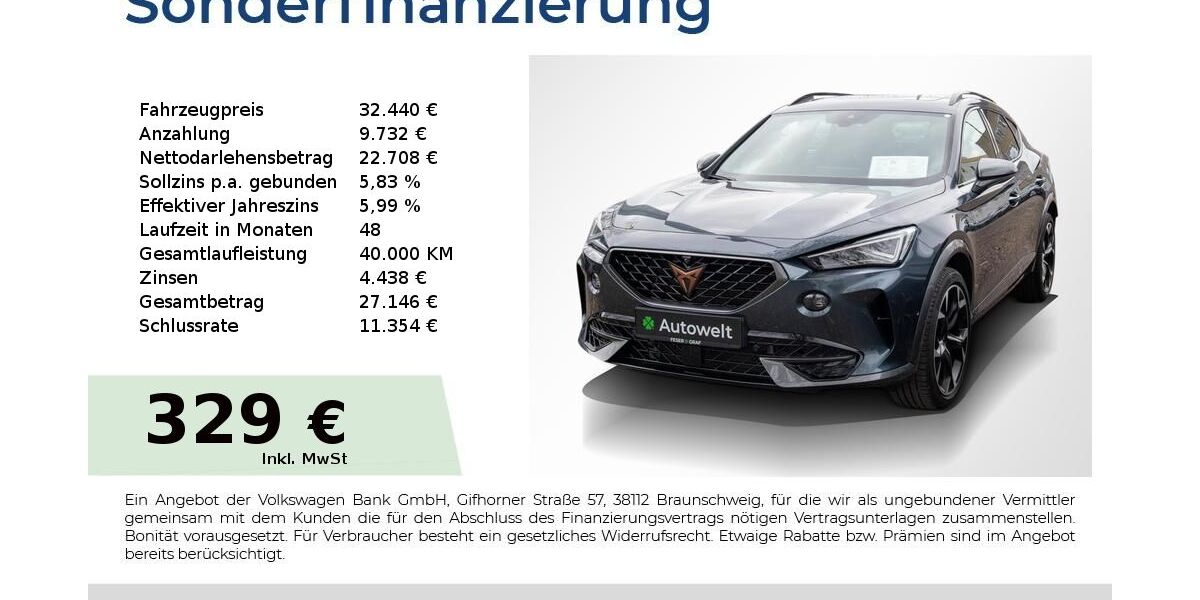 Cupra Formentor 20.550 km 32.440 &euro; Nürnberg 90431
