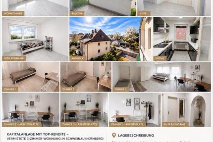 Wohnung Nürnberg Gibitzenhof - 3 Zimmer, 75 m&sup2;, 279.000&euro; | Angebot:26991881