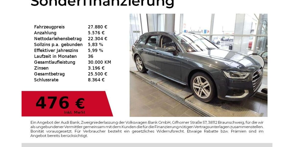 Audi A4 58.700 km 27.880 &euro; Nürnberg 90441