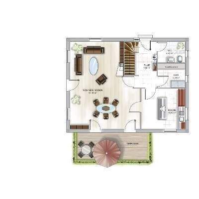 Einfamilienhaus Rückersdorf Ludwigshöhe - 4 Zimmer, 130 m&sup2;, 875.900&euro; | Angebot:25727306