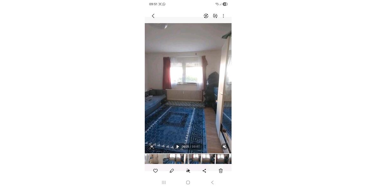 Erdgeschoßwohnung Nürnberg Gleißhammer - 1 Zimmer, 55 m&sup2;, 270&euro; | Angebot:26560546