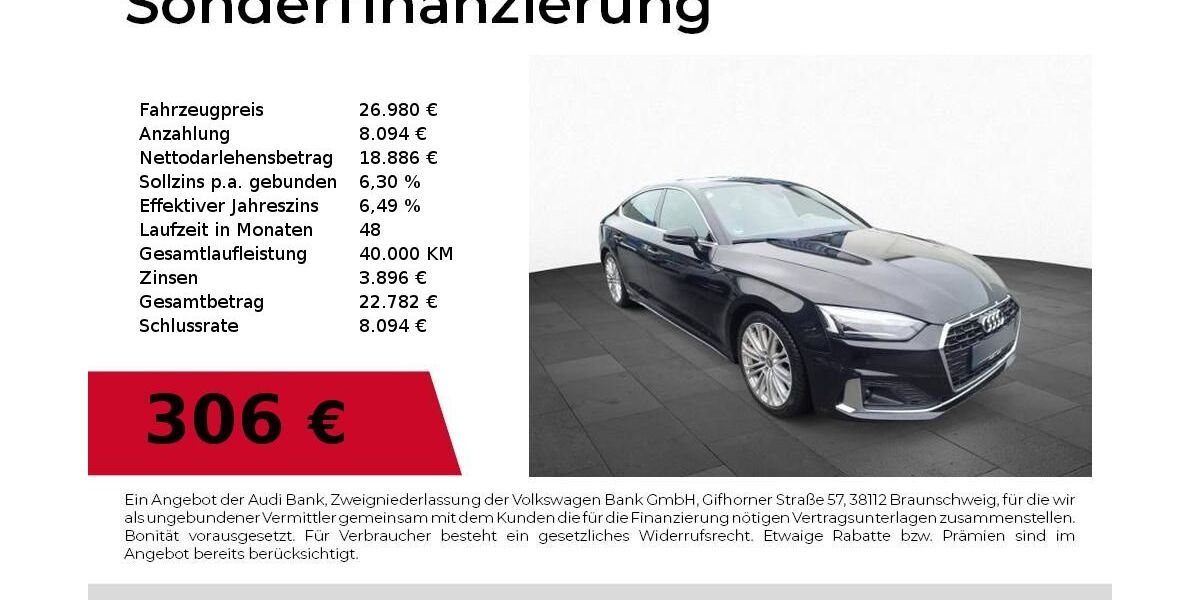Audi A5 75.800 km 26.980 &euro; Lauf an der Pegnitz 91207