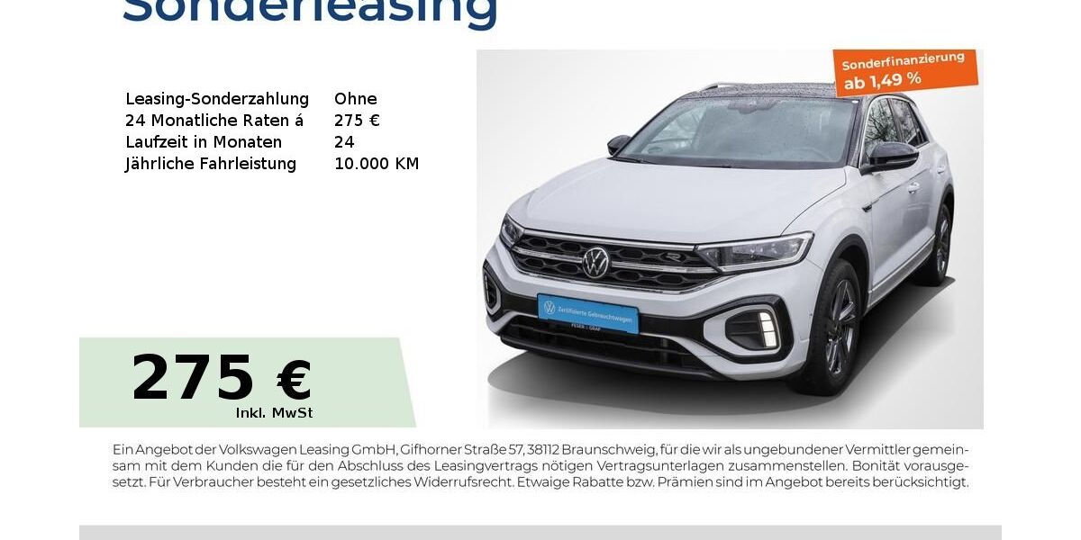 VW T-Roc 24.950 km 27.770 &euro; Forchheim 91301