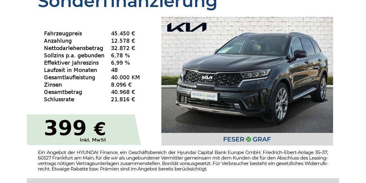Kia Sorento 27.196 km 45.450 &euro; Schwabach 91126