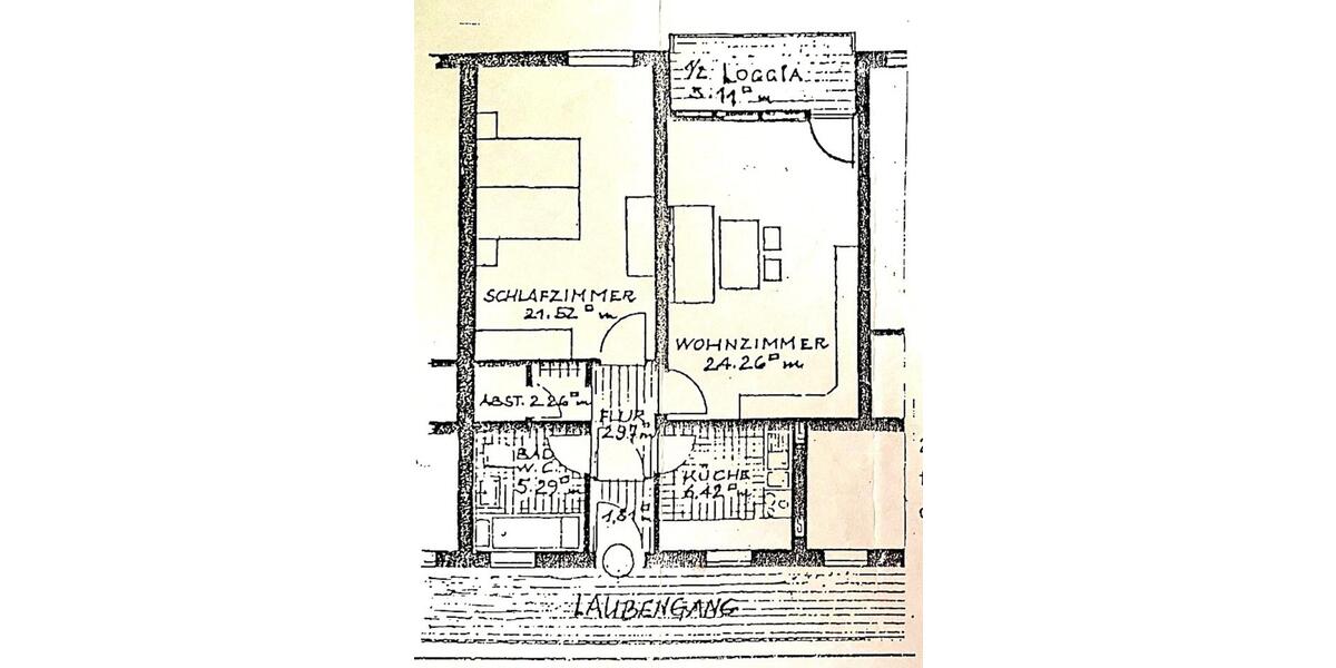 Etagenwohnung Nürnberg Erlenstegen - 2 Zimmer, 68 m&sup2;, 248.000&euro; | Angebot:25755715