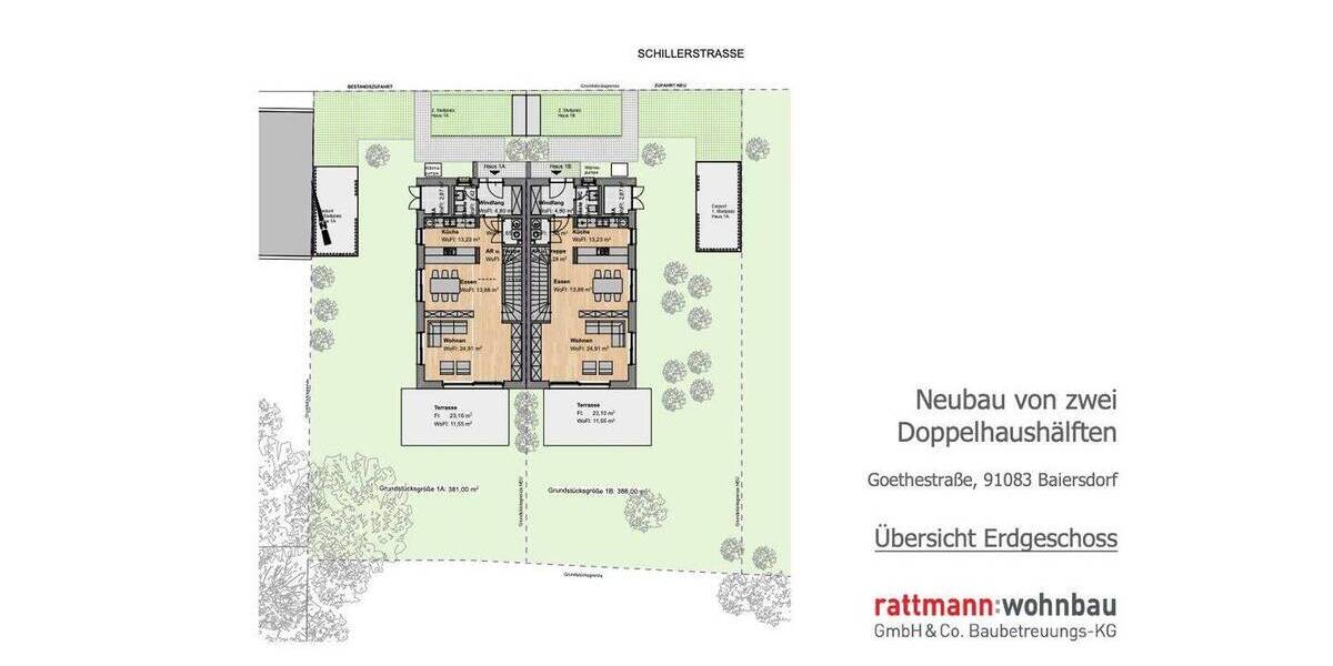 Doppelhaushälfte Baiersdorf - 6 Zimmer, 185 m&sup2;, 1.020.000&euro; | Angebot:25742497