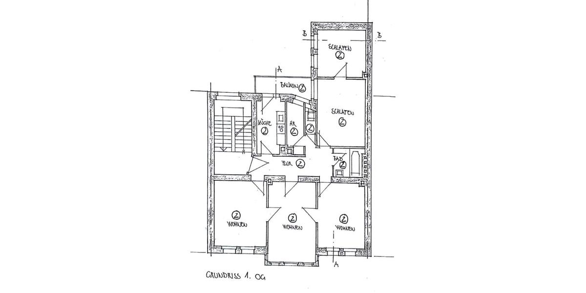 Etagenwohnung Nürnberg Kleinweidenmühle - 5 Zimmer, 120 m&sup2;, 2.280&euro; | Angebot:26591660