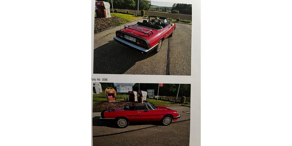 Alfa Romeo Spider 202.000 km 13.500 &euro; Roßtal 90574