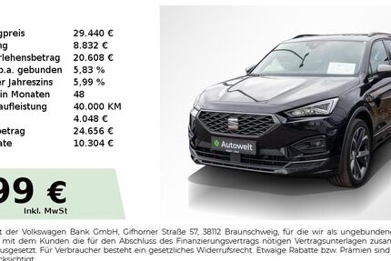 Seat Tarraco 103.950 km 28.980 &euro; Nürnberg 90431
