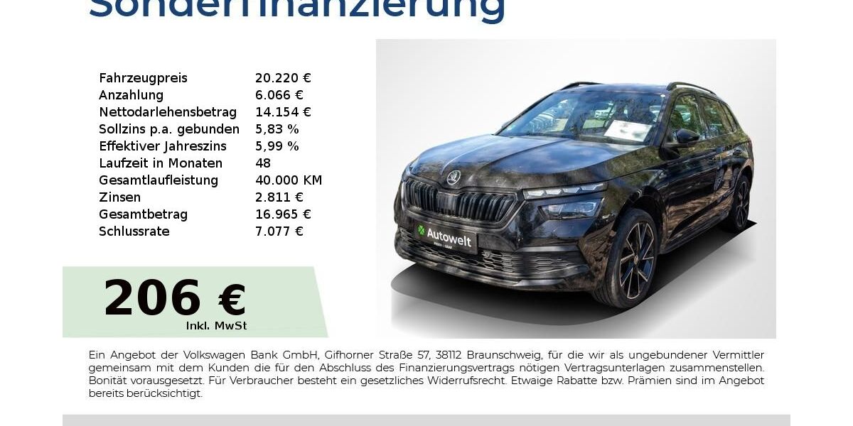 Skoda Kamiq 101.750 km 20.220 &euro; Nürnberg 90431