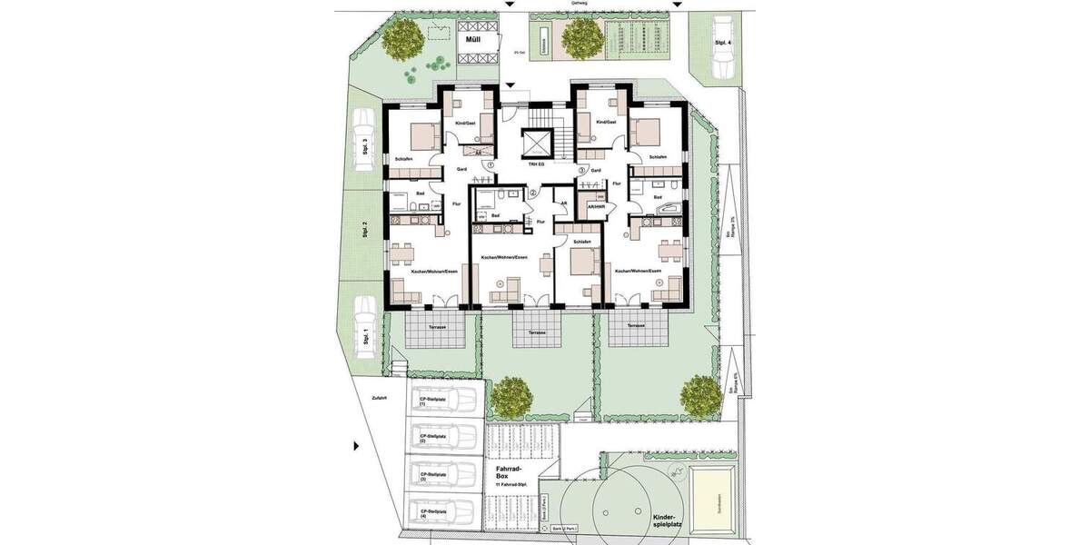 Etagenwohnung Fürth Ronhof - 3 Zimmer, 78 m&sup2;, 459.000&euro; | Angebot:26657411