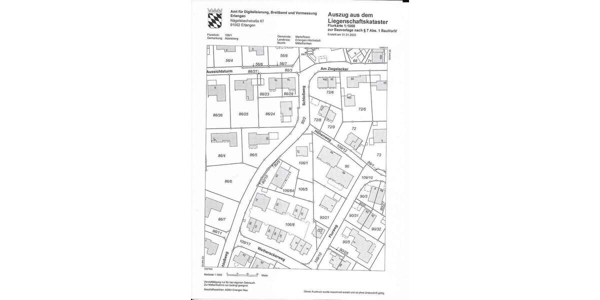 Grundstück Marloffstein Rathsberg - 950.000&euro; | Angebot:25654322