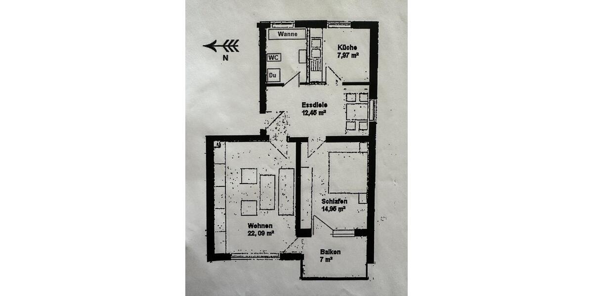 Etagenwohnung Erlangen Alterlangen - 2.5 Zimmer, 66 m&sup2;, 195.000&euro; | Angebot:27606749