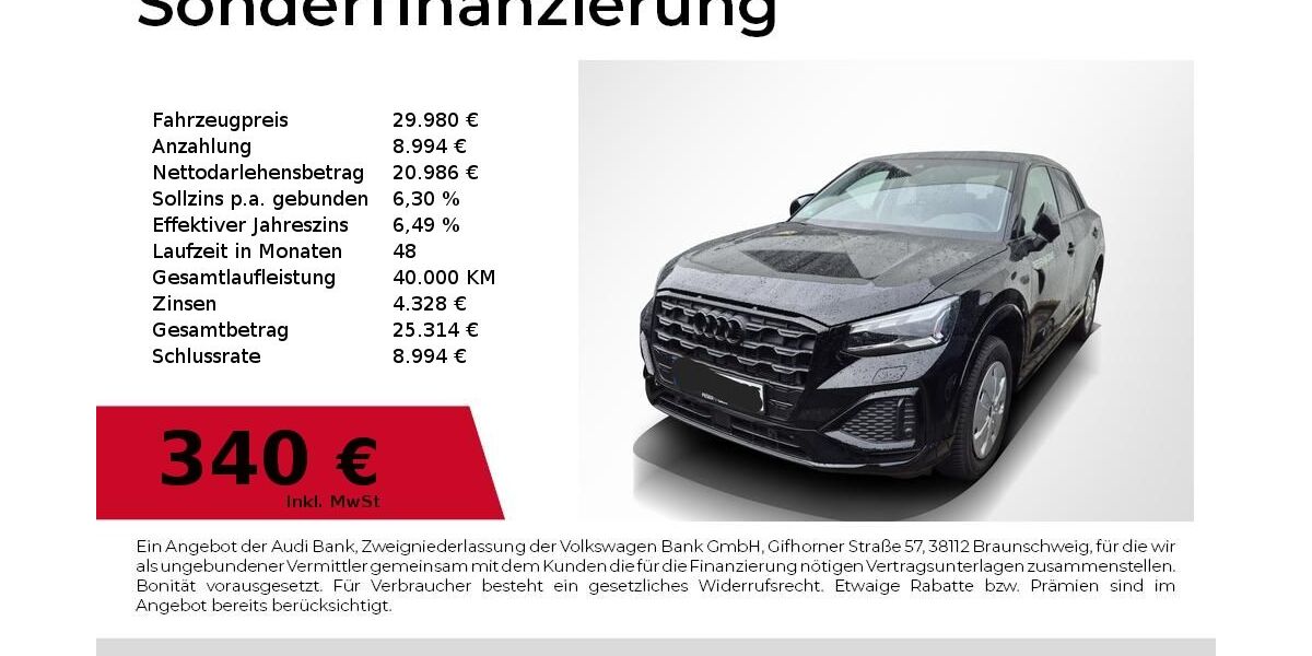 Audi Q2 11.990 km 29.380 &euro; Nürnberg 90411