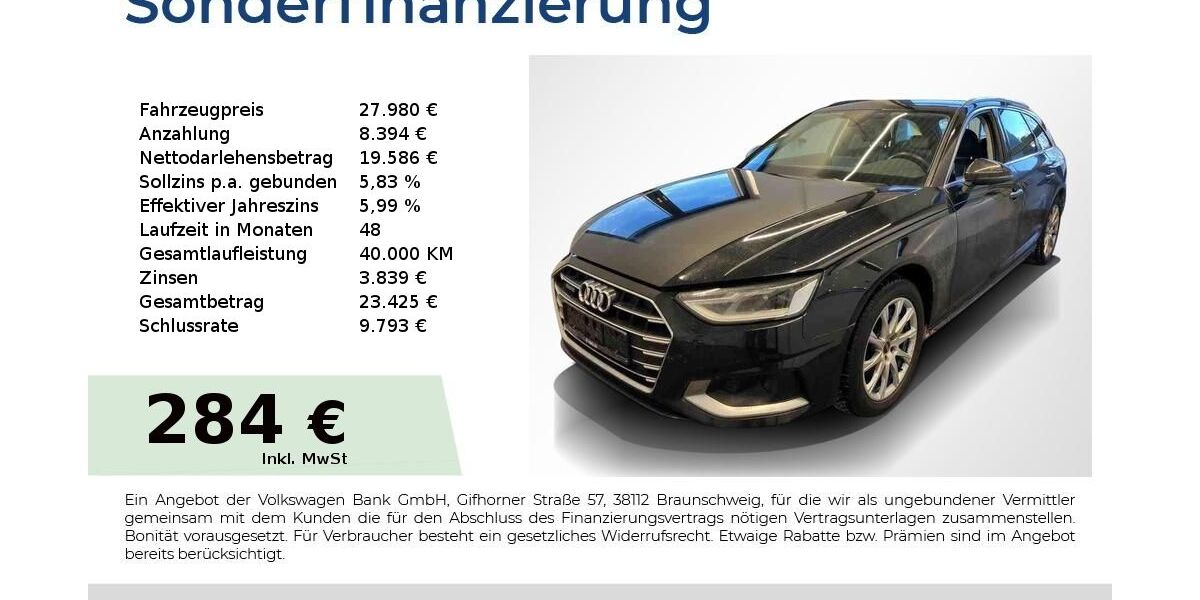 Audi A4 45.850 km 27.980 &euro; Nürnberg 90431