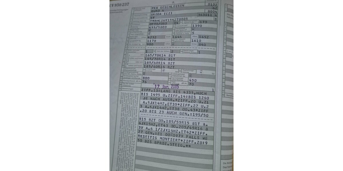 Skoda Fabia Kombi 162.150 km 2.600 &euro; Schwabach 91126