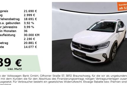 VW Taigo 33.425 km 20.990 &euro; Fürth 90763