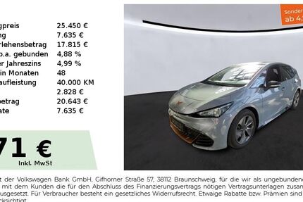 Cupra Born 22.750 km 25.450 &euro; Nürnberg 90441