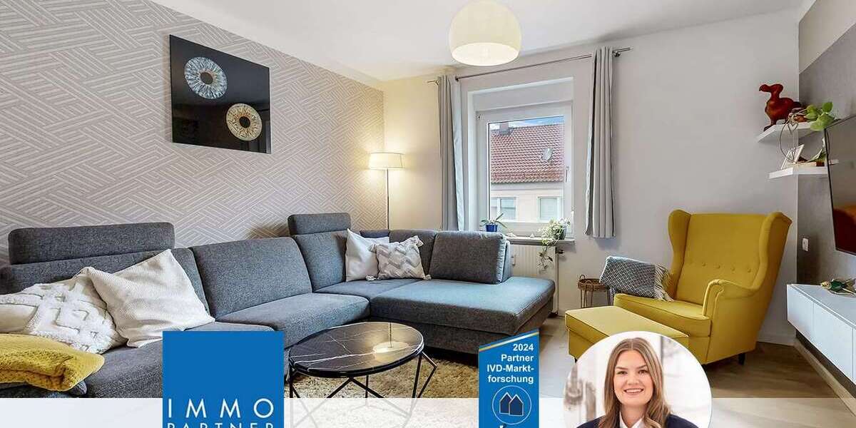 Etagenwohnung Nürnberg Hasenbuck - 3 Zimmer, 83 m&sup2;, 325.000&euro; | Angebot:26027781