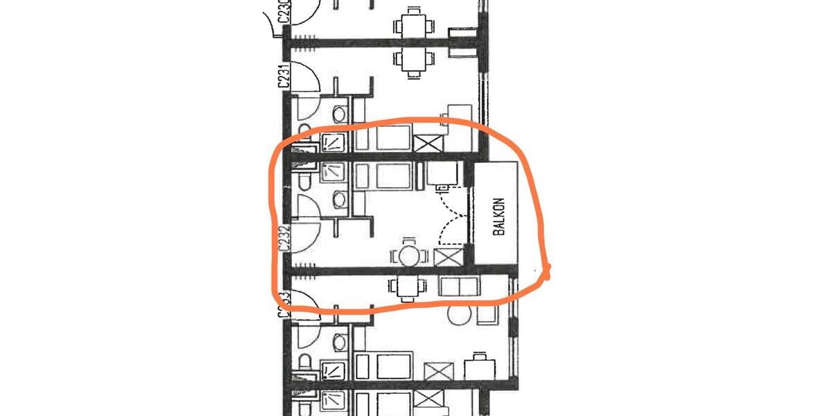 Etagenwohnung Fürth Südstadt - 1 Zimmer, 23 m&sup2;, 415&euro; | Angebot:25893708