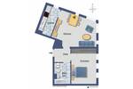 Etagenwohnung Fürth Südstadt - 2 Zimmer, 48 m&sup2;, 179.000&euro; | Angebot:26672182
