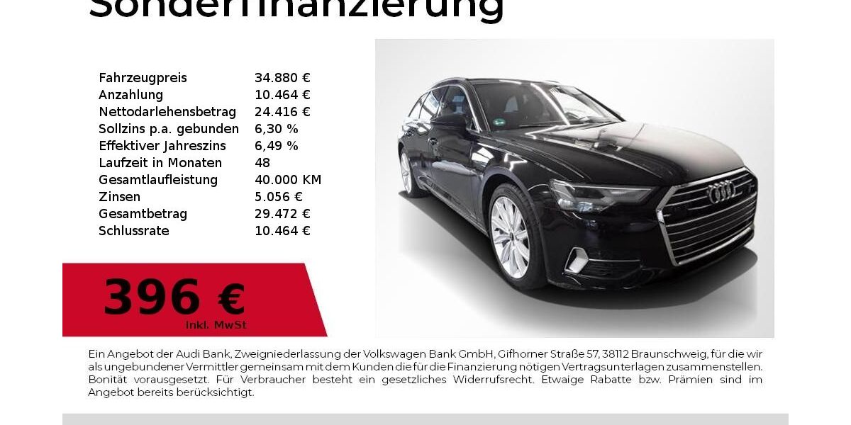 Audi A6 74.990 km 34.880 &euro; Nürnberg 90411