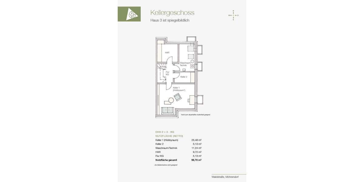 Doppelhaushälfte Möhrendorf Oberndorf - 5 Zimmer, 131 m&sup2;, 830.000&euro; | Angebot:25821189