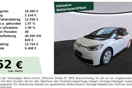 VW ID.3 22.950 km 18.480 &euro; Nürnberg 90431