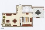 Etagenwohnung Fürth Südstadt - 2 Zimmer, 61 m&sup2;, 850&euro; | Angebot:26544414
