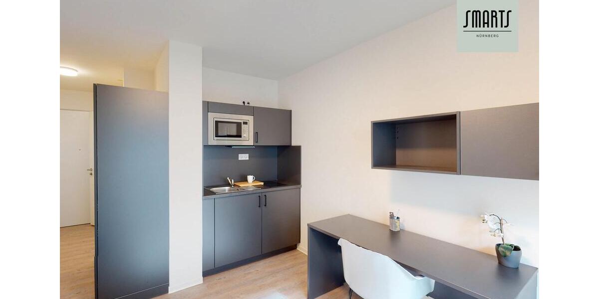 Erdgeschoßwohnung Nürnberg Gleißhammer - 1 Zimmer, 21 m&sup2;, 480&euro; | Angebot:26248513