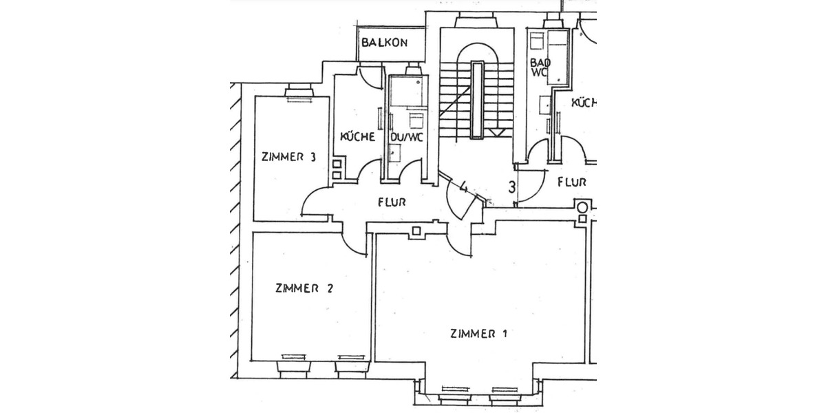 Etagenwohnung Nürnberg Seeleinsbühl - 3 Zimmer, 86 m&sup2;, 333.850&euro; | Angebot:25928002