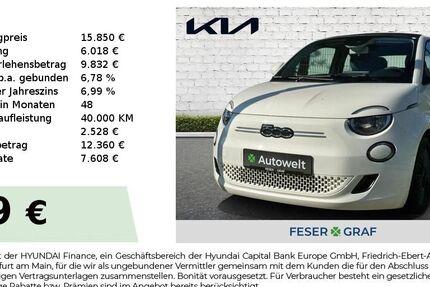 Fiat 500e 28.687 km 15.850 &euro; Roth 91154