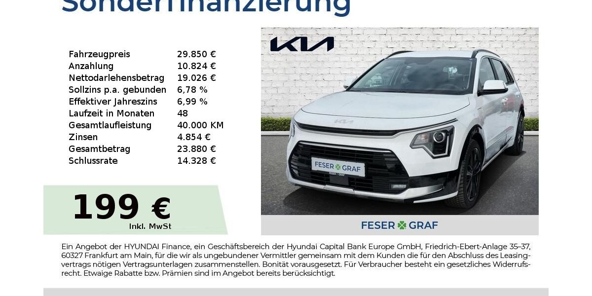 Kia Niro 9.048 km 27.850 &euro; Roth 91154