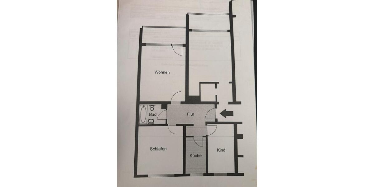 Etagenwohnung Erlangen Alterlangen - 3 Zimmer, 68 m&sup2;, 235.000&euro; | Angebot:27016228