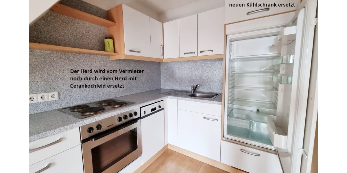 Schöne 3-Zi-Whg - FÜR MAXIMAL 2 PERSONEN -Einbauküche – Tageslichtbad – Wiesengrund in Laufweite - 3- Wendelstein | Angebot:18982291