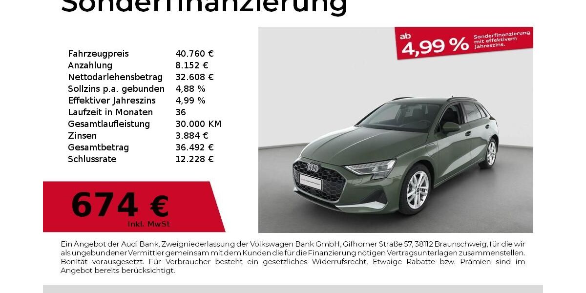 Audi A3 8.059 km 40.760 &euro; Nürnberg 90441