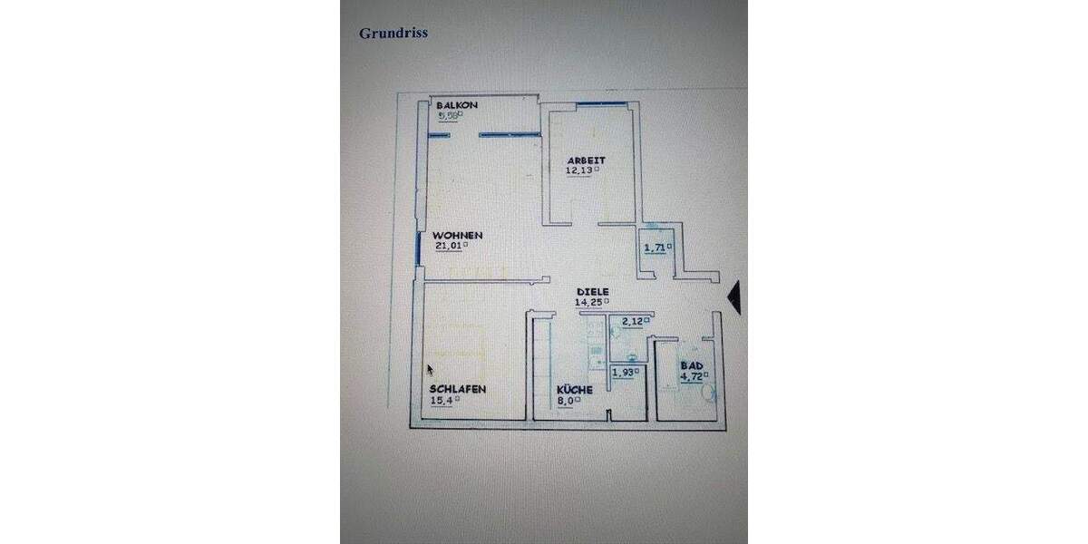 Etagenwohnung Erlangen Sieglitzhof - 3 Zimmer, 83 m&sup2;, 329.000&euro; | Angebot:25669551