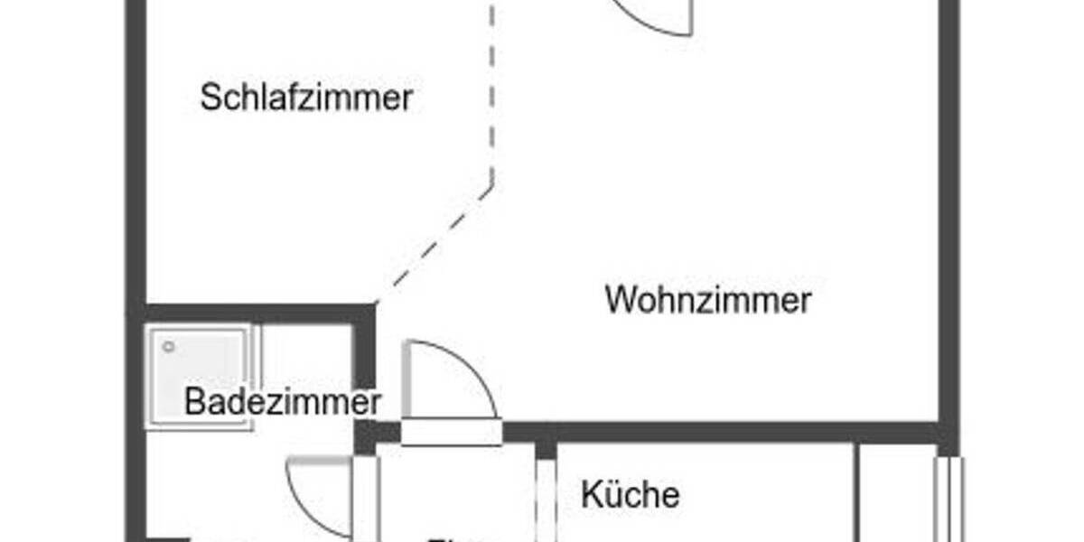 Etagenwohnung Nürnberg Almoshof - 1 Zimmer, 42 m&sup2;, 149.000&euro; | Angebot:25986108