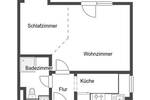 Etagenwohnung Nürnberg Almoshof - 1 Zimmer, 42 m&sup2;, 149.000&euro; | Angebot:25986108