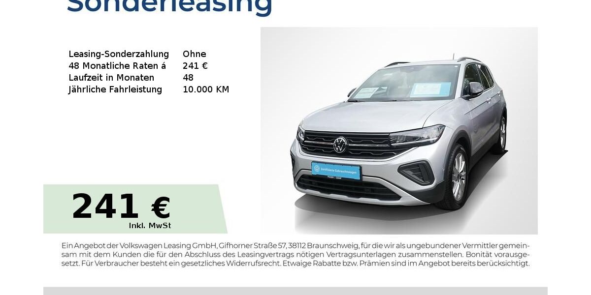 VW T-Cross 25.950 km 22.940 &euro; Erlangen 91058
