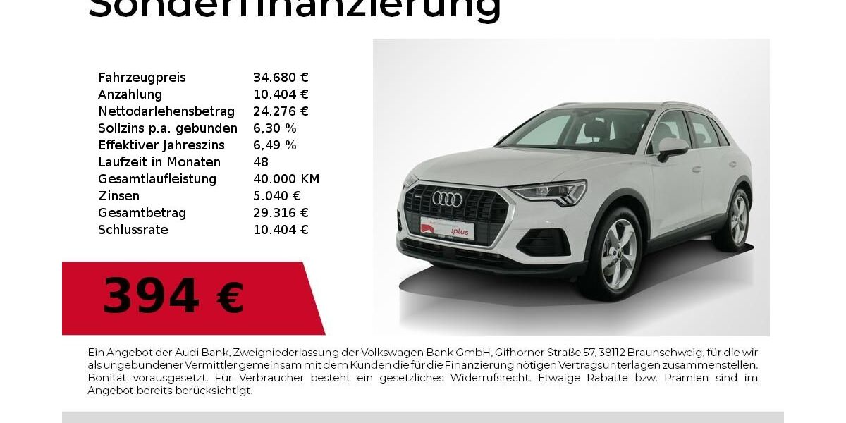 Audi Q3 11.200 km 32.780 &euro; Nürnberg 90411