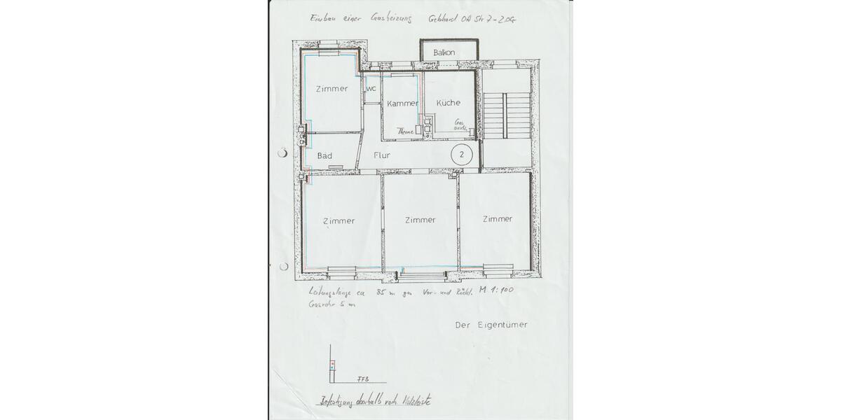 Etagenwohnung Nürnberg Gibitzenhof - 5 Zimmer, 101 m&sup2;, 340.000&euro; | Angebot:26624247